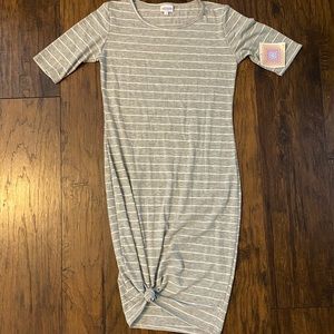 Fitted MIDI Striped Dress (Never Worn!)